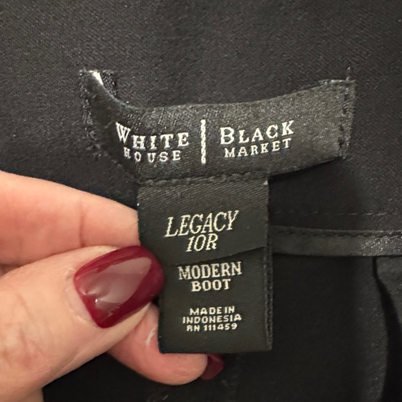 White House Black Market Women's Black Pants Legacy - Picture 6 of 7
